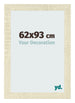 Cadre Photo 62x93cm Chene Sonoma MDF Pisa De Face Mesure | Yourdecoration.fr