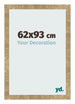 Cadre Photo 62x93cm Or Antique MDF Bologna De Face Mesure | Yourdecoration.fr