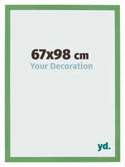 Cadre Photo 67x98 cm Vert MDF Bologna De Face Mesure | Yourdecoration.fr