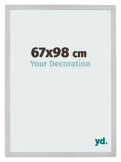 Cadre Photo 67x98cm Acier Inoxydable MDF Bologna De Face Mesure | Yourdecoration.fr