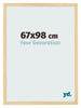 Cadre Photo 67x98cm Hêtre Décor MDF Bologna De Face Mesure | Yourdecoration.fr