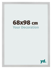 Cadre Photo 68x98cm Acier Inoxydable MDF Bologna De Face Mesure | Yourdecoration.fr