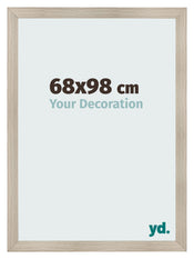 Cadre Photo 68x98cm Chene Rustique MDF Pisa De Face Mesure | Yourdecoration.fr