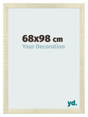 Cadre Photo 68x98cm Chene Sonoma MDF Pisa De Face Mesure | Yourdecoration.fr
