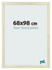 Cadre Photo 68x98cm Chene Sonoma MDF Pisa De Face Mesure | Yourdecoration.fr