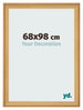 Cadre Photo 68x98cm De Pin Grain de Bois MDF Lazio De Face Mesure | Yourdecoration.fr