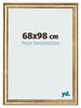 Cadre Photo 68x98cm Or Antique MDF Lazio De Face Mesure | Yourdecoration.fr