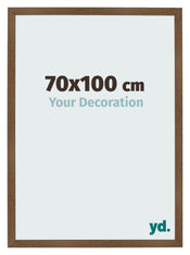Cadre Photo 70x100 cm Chene Rustique MDF Bologna De Face Mesure | Yourdecoration.fr