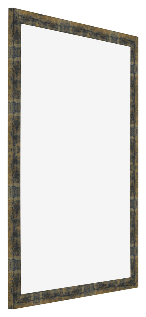Cadre Photo 70x100cm Bleu Or Melange MDF Pisa De Face Oblique | Yourdecoration.fr
