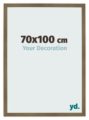 Cadre Photo 70x100cm Bronze Décor MDF Bologna De Face Mesure | Yourdecoration.fr