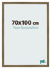 Cadre Photo 70x100cm Bronze Décor MDF Bologna De Face Mesure | Yourdecoration.fr