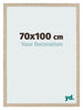 Cadre Photo 70x100cm Chêne Sonoma MDF Bologna De Face Mesure | Yourdecoration.fr