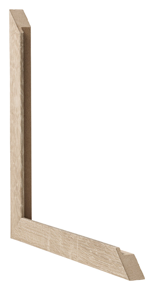 Cadre Photo 70x100cm Chêne Sonoma MDF Bologna Detail Intersection | Yourdecoration.fr