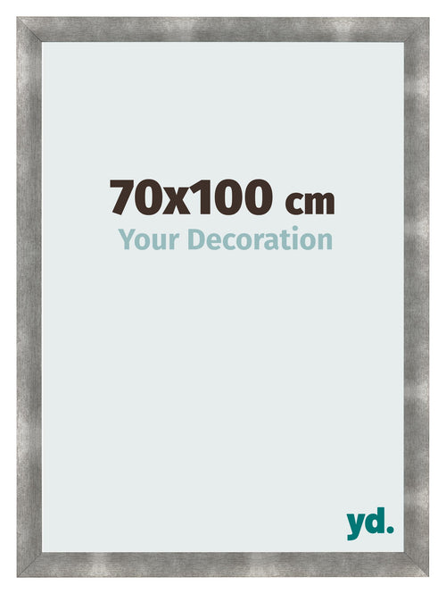 Cadre Photo 70x100cm Metal Vintage MDF Pisa De Face Mesure | Yourdecoration.fr