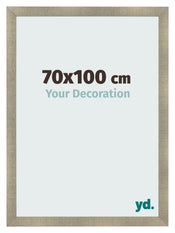 Cadre Photo 70x100cm Or Vintage MDF Pisa De Face Mesure | Yourdecoration.fr