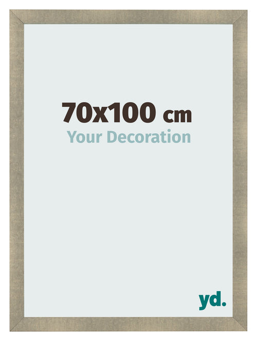 Cadre Photo 70x100cm Or Vintage MDF Pisa De Face Mesure | Yourdecoration.fr