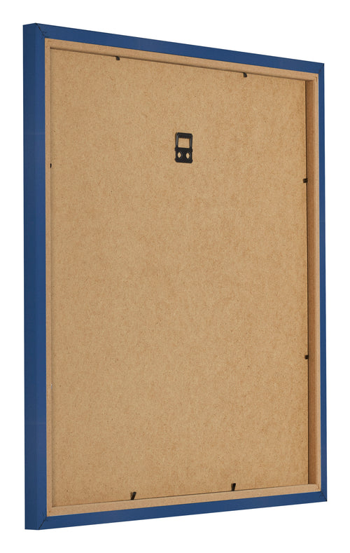 Cadre Photo 70x70cm Bleu Fonce MDF Bologna Arriere Oblique | Yourdecoration.fr