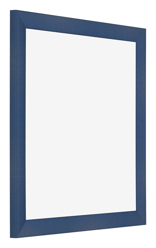 Cadre Photo 70x70cm Bleu Fonce Patine MDF Pisa De Face Oblique | Yourdecoration.fr