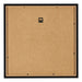 Cadre Photo 70x70cm Noir Brillant MDF Bologna Arriere | Yourdecoration.fr