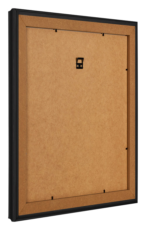 Cadre Photo 70x70cm Noir Grain de Bois MDF Lazio Arriere Oblique | Yourdecoration.fr