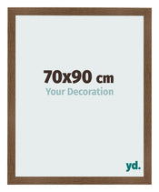 Cadre Photo 70x90 cm Chene Rustique MDF Bologna De Face Mesure | Yourdecoration.fr