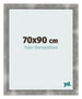 Cadre Photo 70x90cm Metal Vintage MDF Pisa De Face Mesure | Yourdecoration.fr