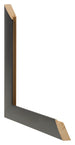 Cadre Photo 70x90cm Noir Argent Poli MDF Pisa Detail Intersection | Yourdecoration.fr