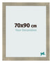 Cadre Photo 70x90cm Or Vintage MDF Pisa De Face Mesure | Yourdecoration.fr