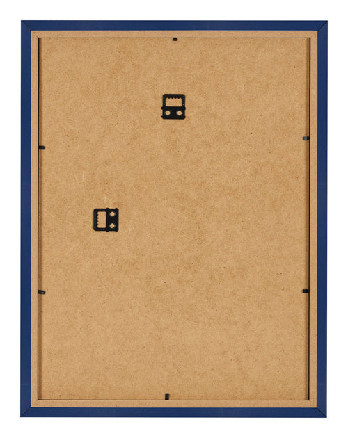 Cadre Photo 75x100cm Bleu Foncé Patiné MDF Bologna Arriere | Yourdecoration.fr