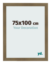 Cadre Photo 75x100cm Bronze Décor MDF Bologna De Face Mesure | Yourdecoration.fr