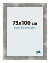 Cadre Photo 75x100cm Metal Vintage MDF Pisa De Face Mesure | Yourdecoration.fr