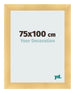 Cadre Photo 75x100cm Or Vintage MDF Pisa De Face Mesure | Yourdecoration.fr