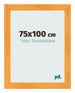 Cadre Photo 75x100cm Orange MDF Pisa De Face Mesure | Yourdecoration.fr