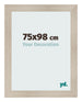 Cadre Photo 75x98cm Chene Rustique MDF Pisa De Face Mesure | Yourdecoration.fr