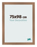 Cadre Photo 75x98cm Cuivre Décor MDF Bologna De Face Mesure | Yourdecoration.fr