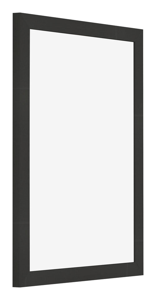 Cadre Photo 75x98cm Noir Grain de Bois MDF Bologna De Face Oblique | Yourdecoration.fr