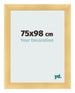 Cadre Photo 75x98cm Or Vintage MDF Pisa De Face Mesure | Yourdecoration.fr