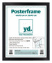 Cadre d'Affiche MDF 40x50cm Noir Mat De Face Mesure | Yourdecoration.fr