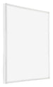 Cadre d'Affiche Plastique 40x40cm Blanc Brillant De Face Oblique | Yourdecoration.fr