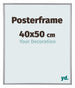 Cadre de affiche 40x50cm Argent Plastique Paris Mesure | Yourdecoration.fr