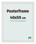 Cadre de affiche 40x50cm Blanc Mat MDF Parma Mesure | Yourdecoration.fr
