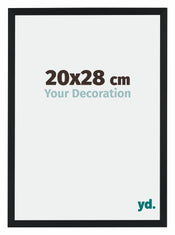Catania MDF Cadre Photo 20x28cm Noir Mesure| Yourdecoration.fr