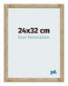 Catania MDF Cadre Photo 24x32cm Or De Face Mesure | Yourdecoration.fr