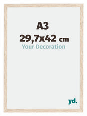 Catania MDF Cadre Photo 29 7x42cm A3 Chene Mesure| Yourdecoration.fr