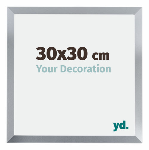 Catania MDF Cadre Photo 30x30cm Argent Mesure| Yourdecoration.fr