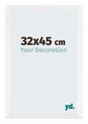 Catania MDF Cadre Photo 32x45cm Blanc De Face Mesure | Yourdecoration.fr