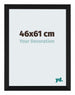 Catania MDF Cadre Photo 46x61cm Noir De Face Mesure | Yourdecoration.fr