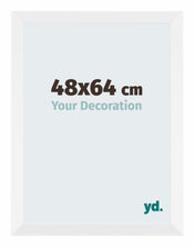 Catania MDF Cadre Photo 48x64cm Blanc De Face Mesure | Yourdecoration.fr