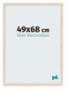 Catania MDF Cadre Photo 49x68cm Chene De Face Mesure | Yourdecoration.fr