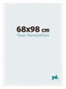 Catania MDF Cadre Photo 68x98cm Blanc De Face Mesure | Yourdecoration.fr